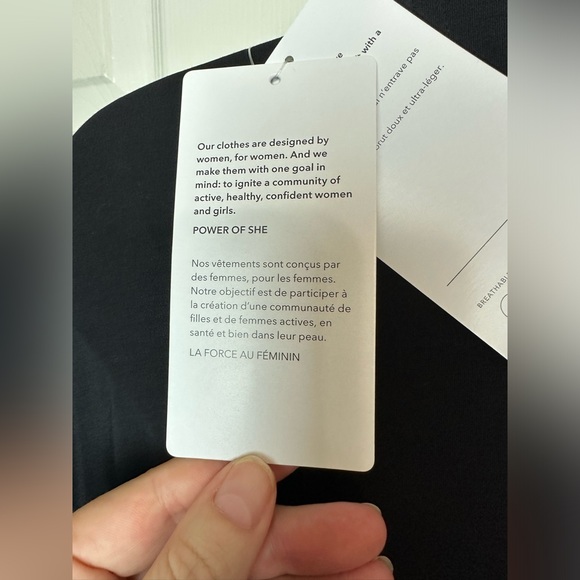 New ATHLETA Modal Full Length Robe Black Long Open Front Pockets S/M NWT $129 - Picture 9 of 16